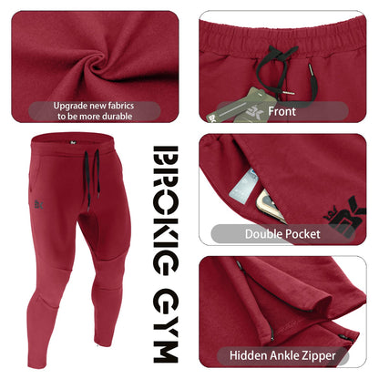 BROKIG Mens Gym Joggers Sweatpants