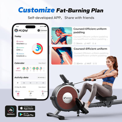 MERACH Q1S Magnetic Rowing Machine | 16 Resistance Levels