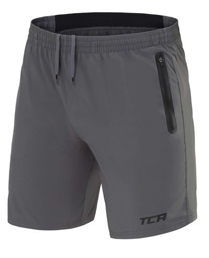 TCA Elite Tech Mens Running Shorts with Zip Pockets