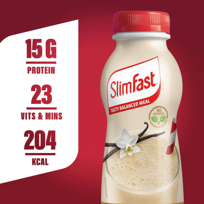 SlimFast Ready To Drink Chocolate Flavour Shake, 6 x 325ml