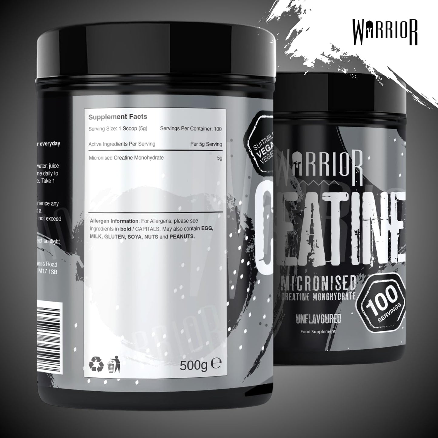 Warrior Creatine Monohydrate Powder 300g