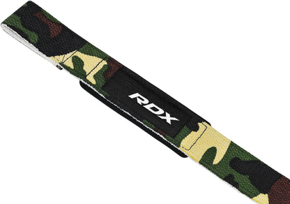 RDX Weight Lifting Straps Deadlifting Powerlifting, 5MM Neoprene Wrist Support, Anti Slip 60CM Hand Bar Grip, Heavy Duty Bodybuilding Weightlifting Workout, Soft Cotton, Strength Training Gym Fitness