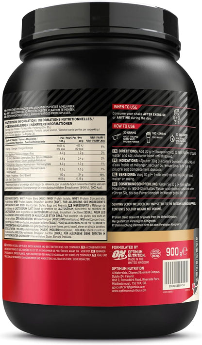 Optimum Nutrition Gold Standard 100% Whey Protein Powder
