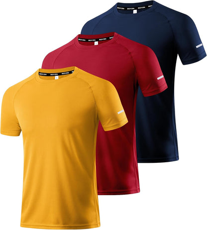 Boyzn 1, 3, 5 or 7 Pack Men's Workout Running Shirts