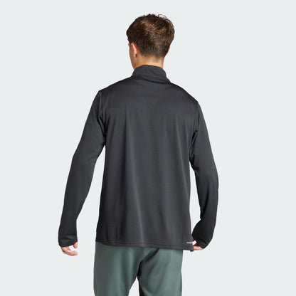 adidas Men's Train Essentials Training 1/4-zip Long Sleeve Tee Sweatshirt