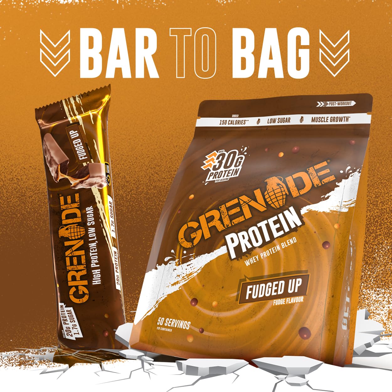 Grenade OREO Protein Bar - High Protein, Low Sugar, 12 x 60 g