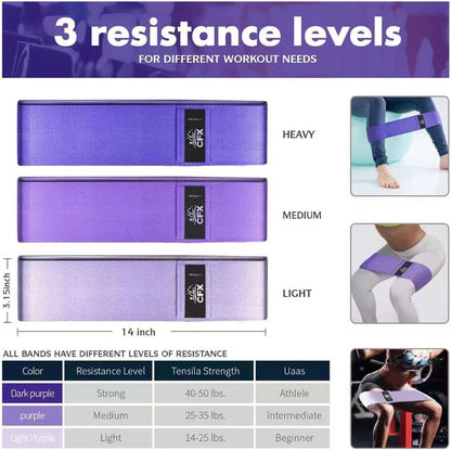 Resistance Bands Set, Exercise Bands with Non-Slip Design