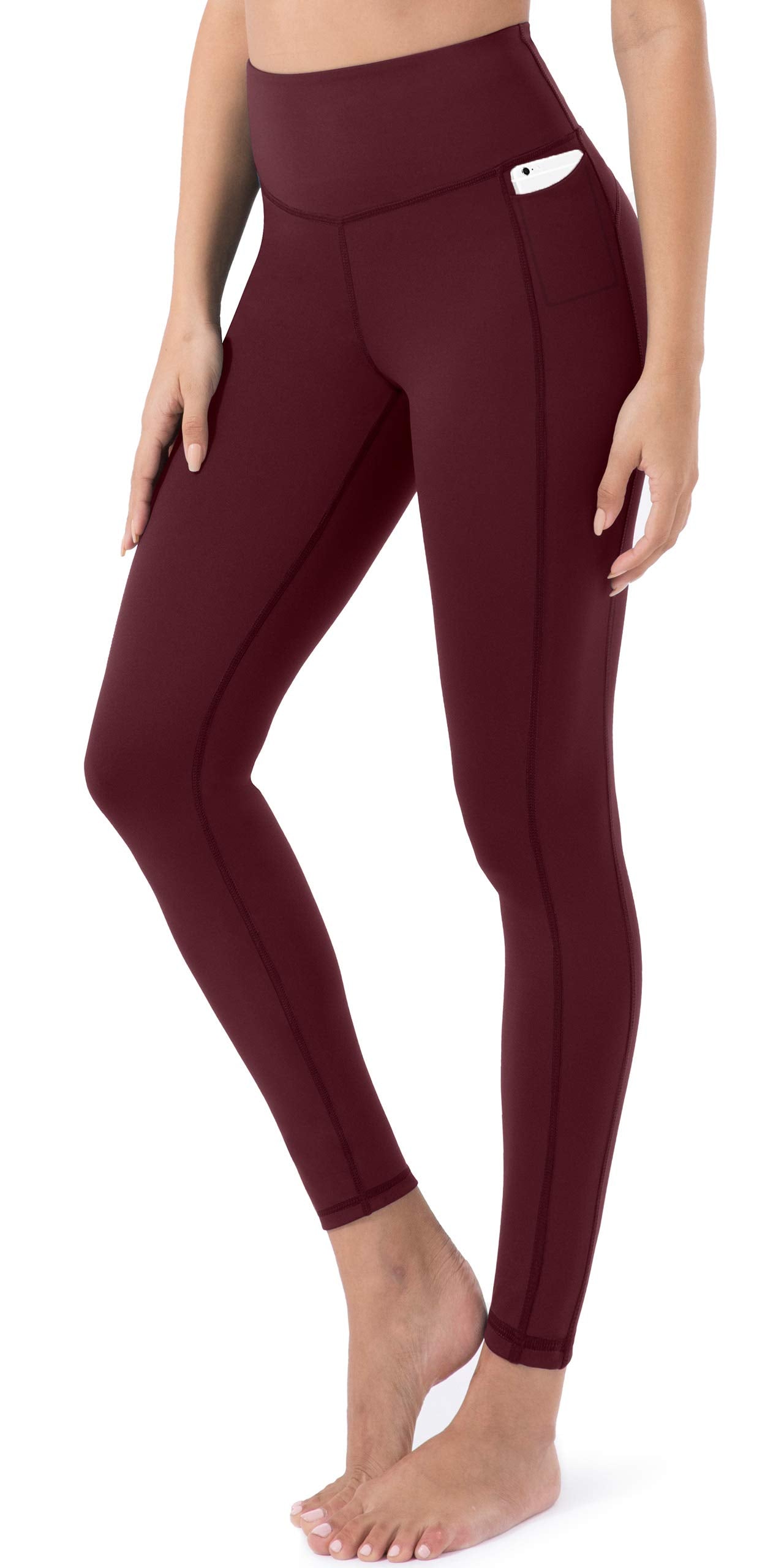 JOYSPELS Women's High Waisted Gym Leggings - Tummy Control Yoga Pants Full Length or 7/8 Length or Capri Leggings with 2 Side Pockets for Gym, Yoga, Workout, Running, Daily Leisure