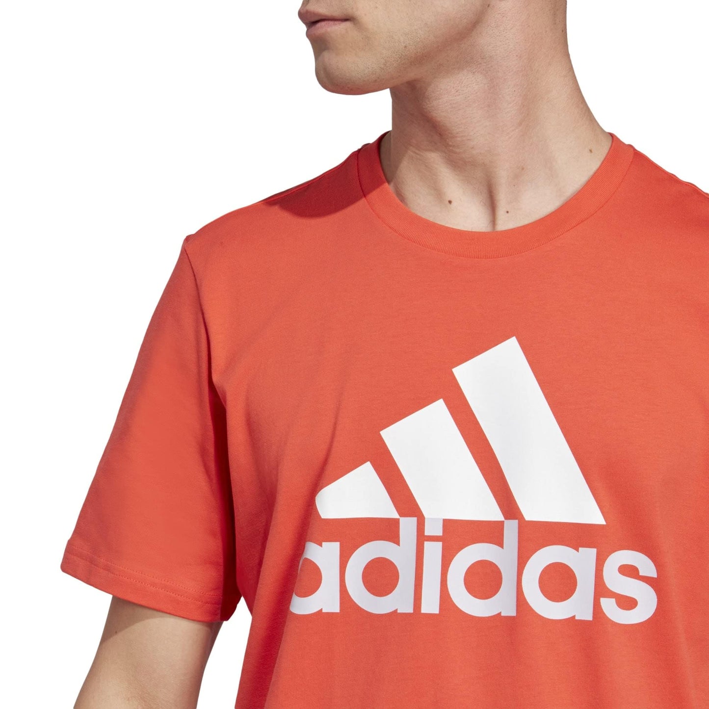 adidas Men's Essentials Single Jersey Big Logo Tee T-Shirt