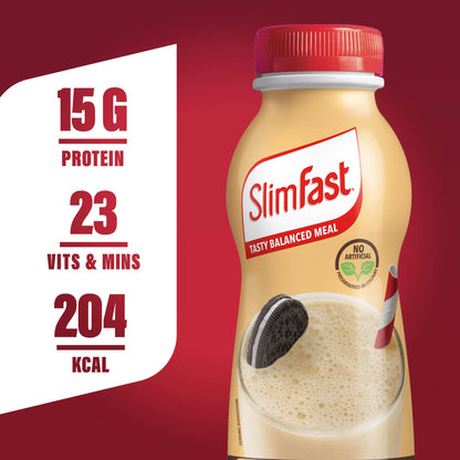 SlimFast Ready To Drink Chocolate Flavour Shake, 6 x 325ml