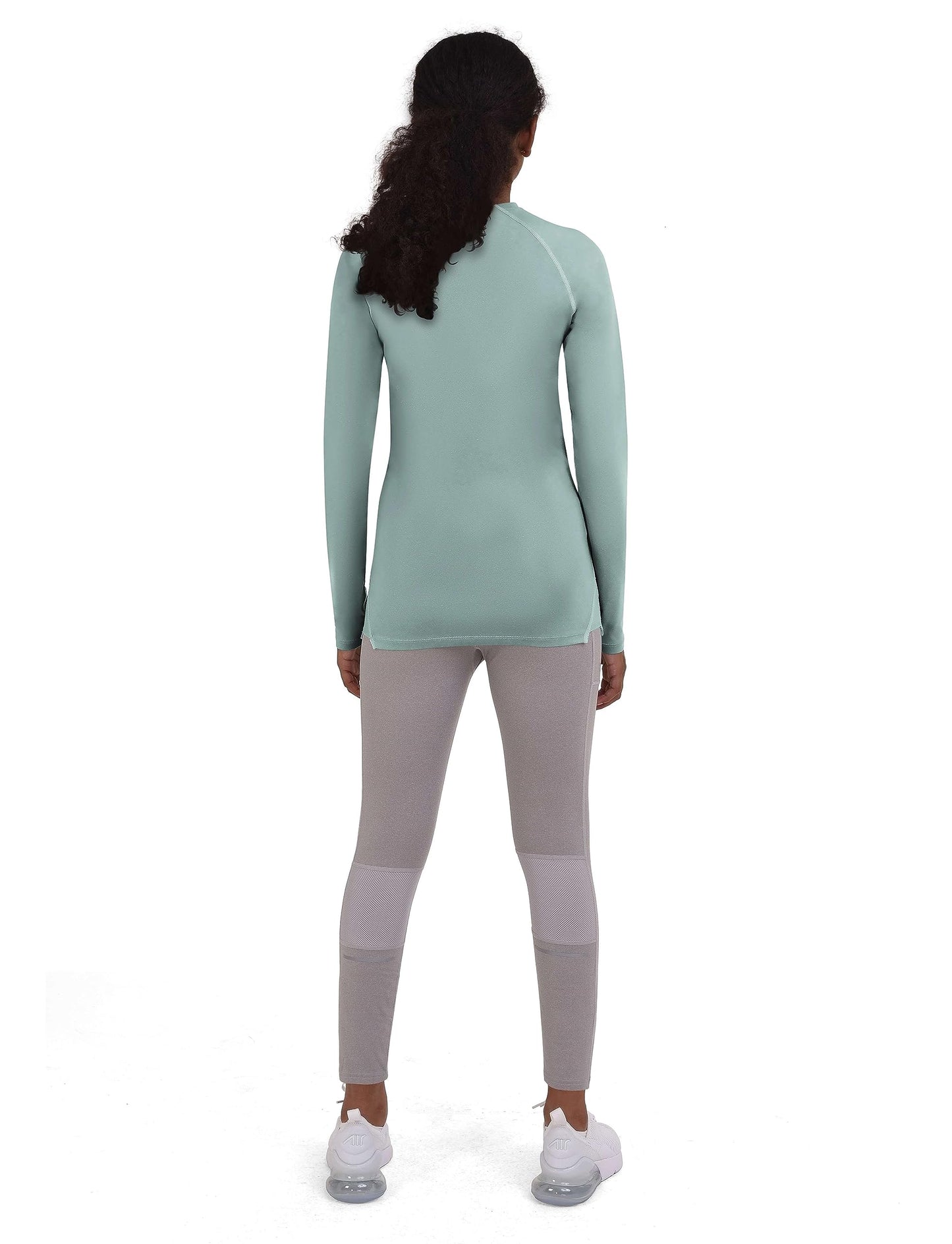 TCA Girls' SuperThermal Long Sleeve Performance Base Layer Running Training Top