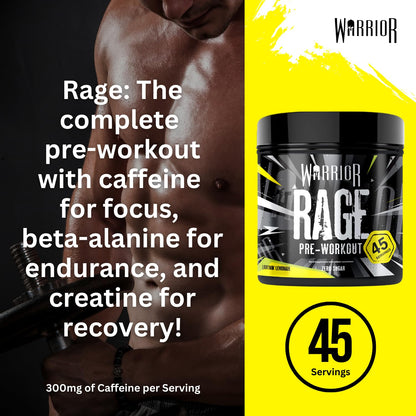 Warrior Rage Pre Workout Powder 392g