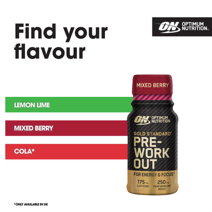 Optimum Nutrition Gold Standard Pre-Workout Energy Shot