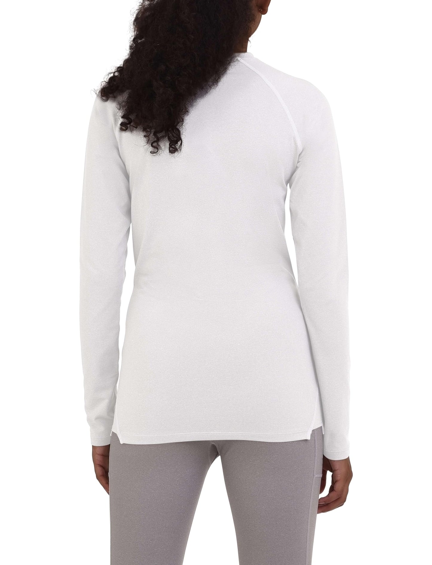 TCA Girls' SuperThermal Long Sleeve Performance Base Layer Running Training Top