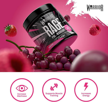 Warrior Rage Pre Workout Powder 392g