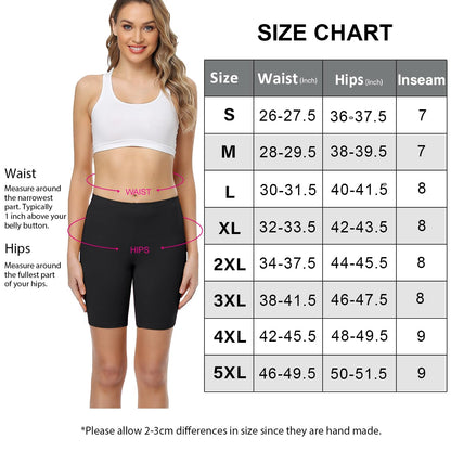 wirarpa Ladies Anti Chafing Shorts Womens Boxers Underwear Cotton Cycling Shorts Leggings for Under Dresses 4 Pack