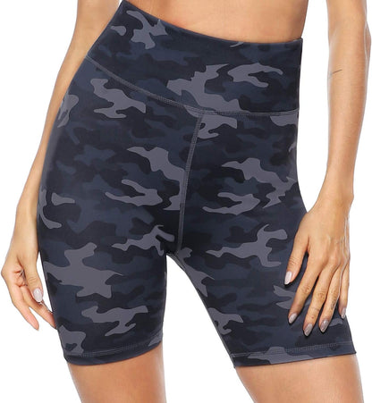 PERSIT High Waisted Women's Yoga Shorts with Pocket