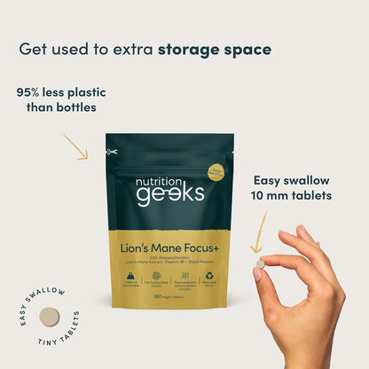 Lions Mane Supplement 4000mg with Vitamin B1 & Black Pepper