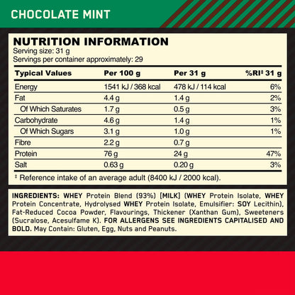Optimum Nutrition Gold Standard 100% Whey Protein Powder