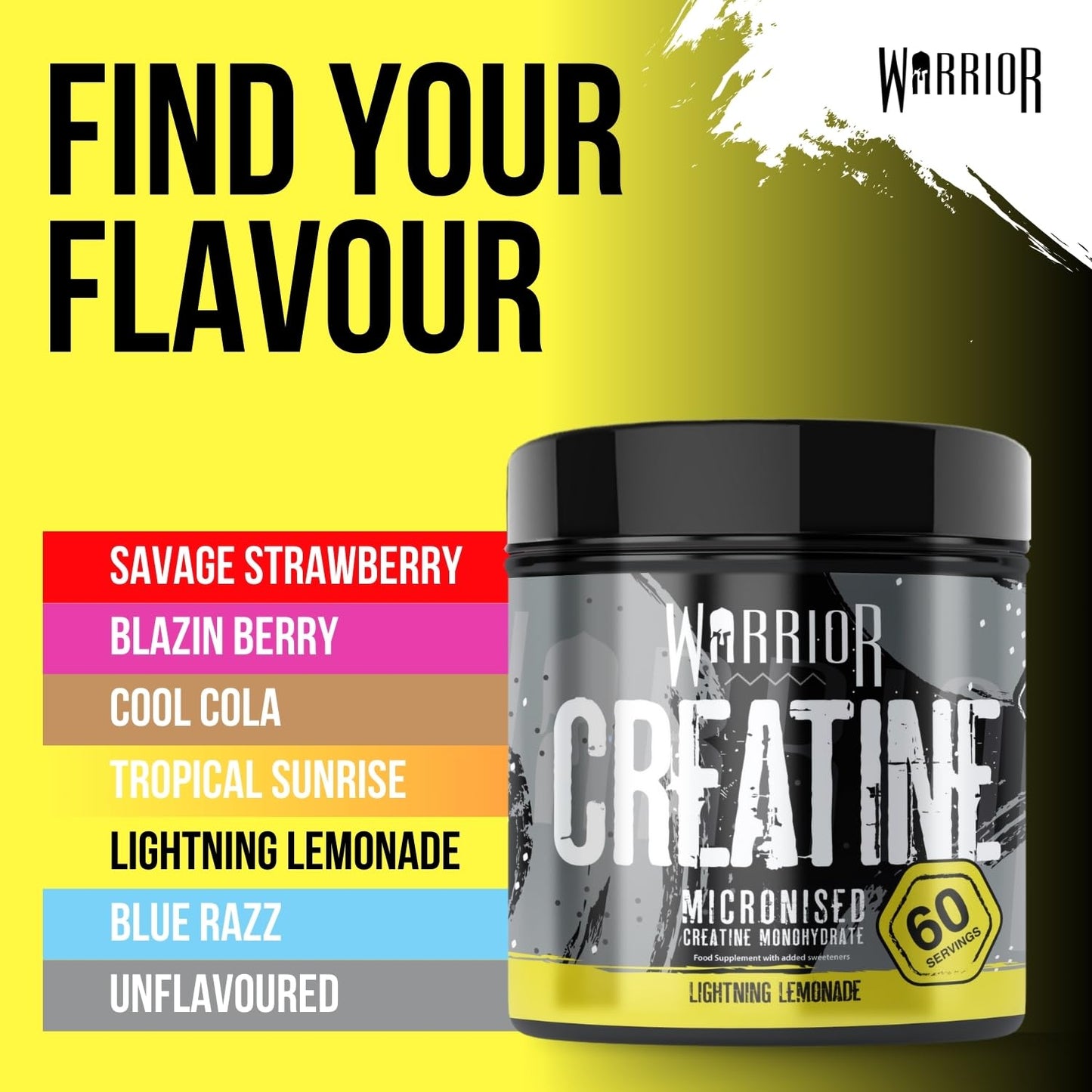 Warrior Creatine Monohydrate Powder 300g