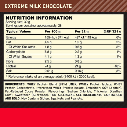 Optimum Nutrition Gold Standard 100% Whey Protein Powder
