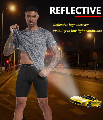 Boyzn 1, 3 or 5 Pack Men's Workout Running Shirts, Dry Fit Moisture Wicking T-Shirts, Sports Gym Athletic Short Sleeve Shirts