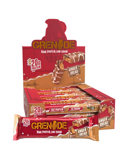 Grenade High Protein, Low Sugar Bar - White Chocolate Cookie, 12 x 60 g