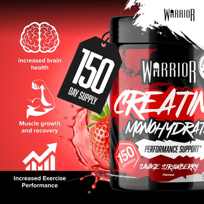 Warrior Creatine Monohydrate Powder 300g