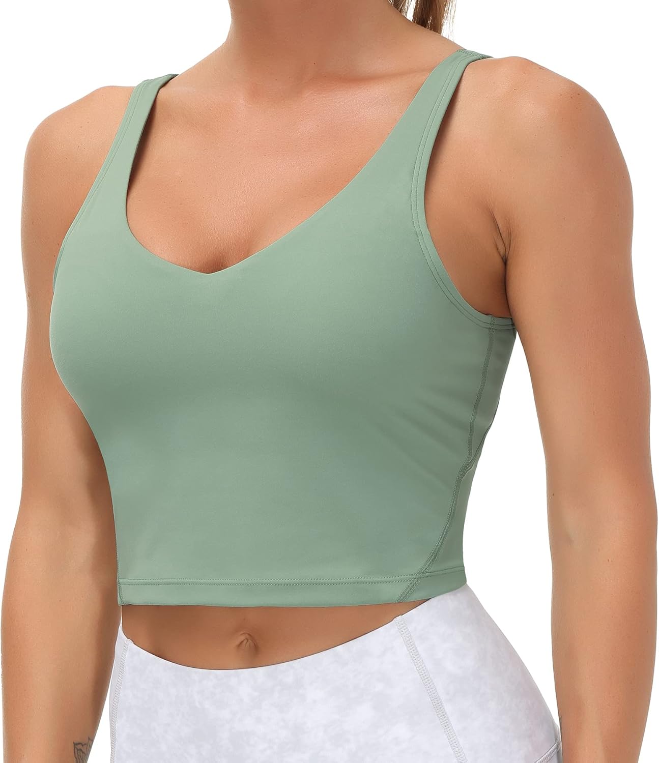 Women’s Longline Sports Bra Wirefree Padded