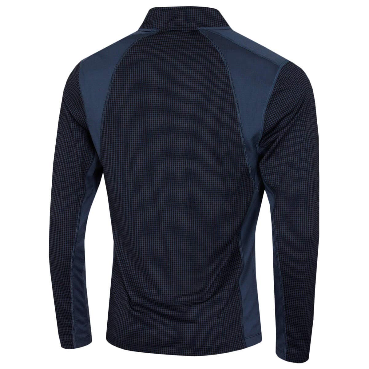 Calvin Klein Mens Micro Grid CK 1/2 Zip Mid Layer Baselayer