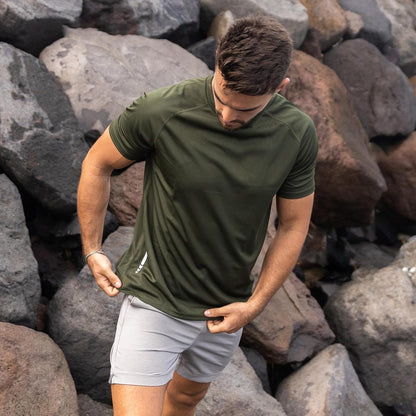 ZENGVEE 3 Pack Gym Shirts Men