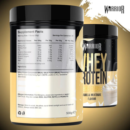 Warrior Whey Protein Powder 500g