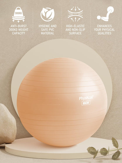 PhysKcal Gym Ball 55-85cm Exercise Swiss Ball