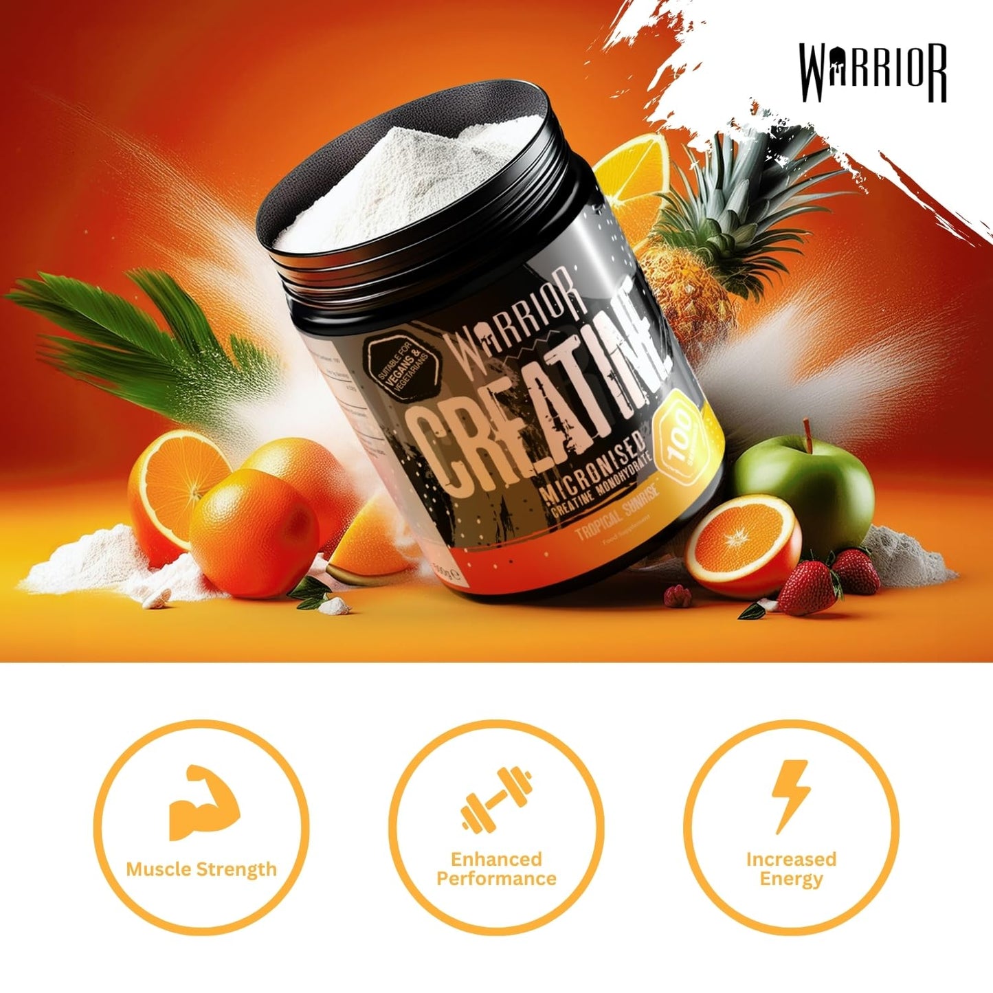 Warrior Creatine Monohydrate Powder 300g