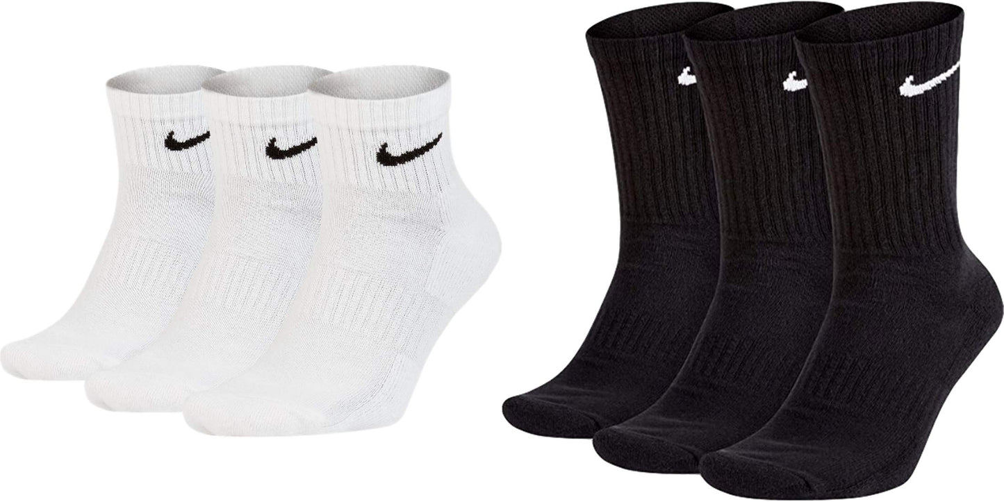 NIKE Unisex U Nk Everyday Cush Crew 3pr Socks