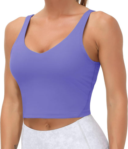 Women’s Longline Sports Bra Wirefree Padded