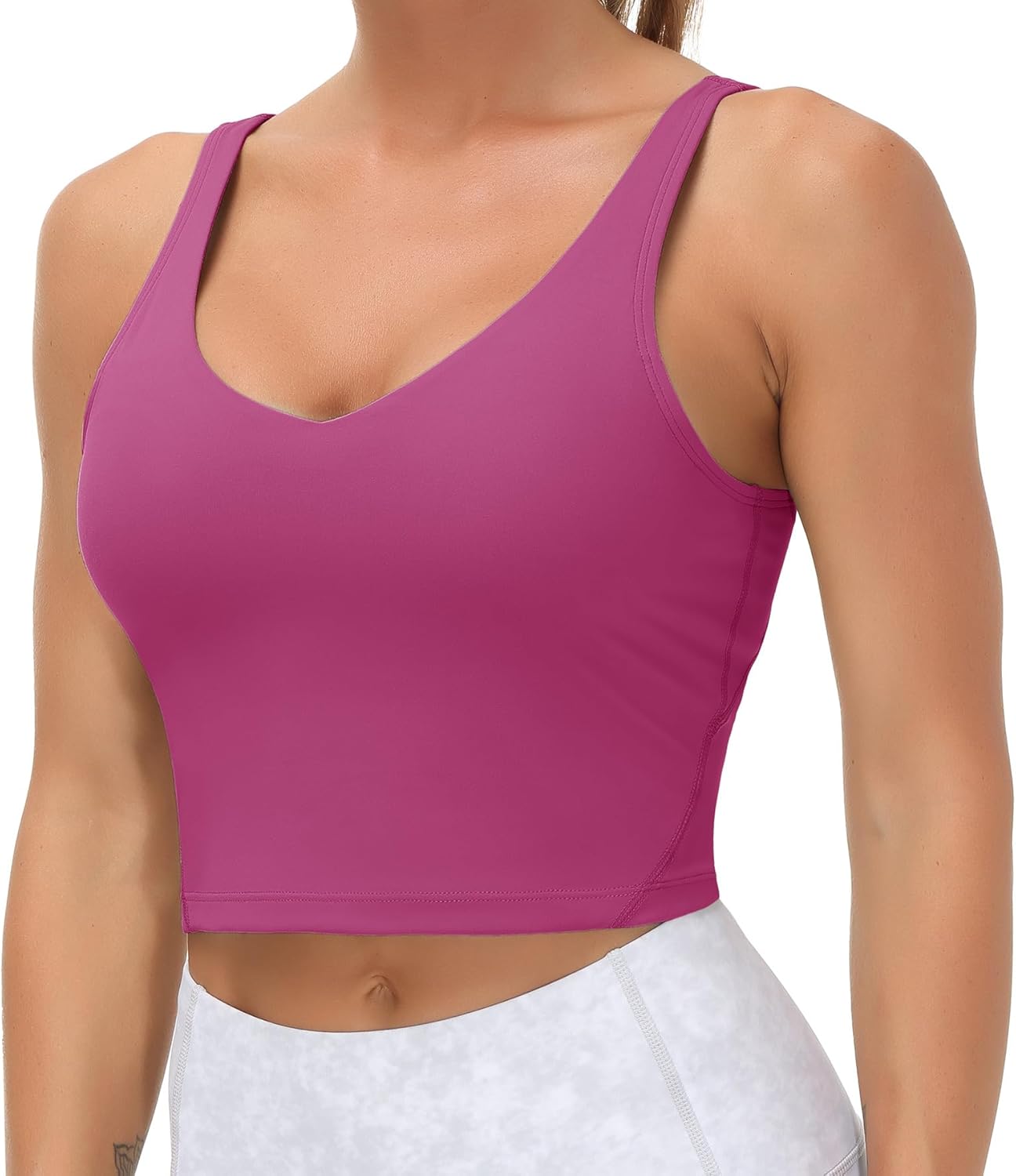 Women’s Longline Sports Bra Wirefree Padded