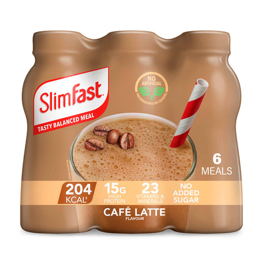 SlimFast Ready To Drink Chocolate Flavour Shake, 6 x 325ml