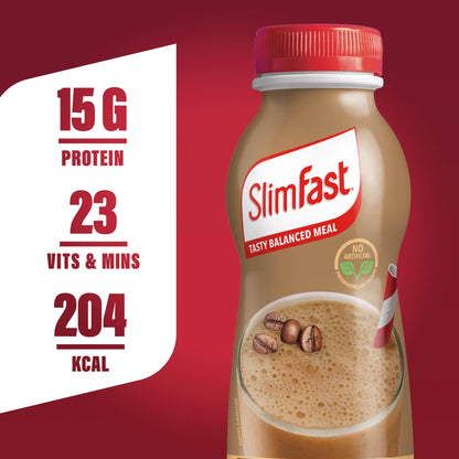 SlimFast Ready To Drink Chocolate Flavour Shake, 6 x 325ml