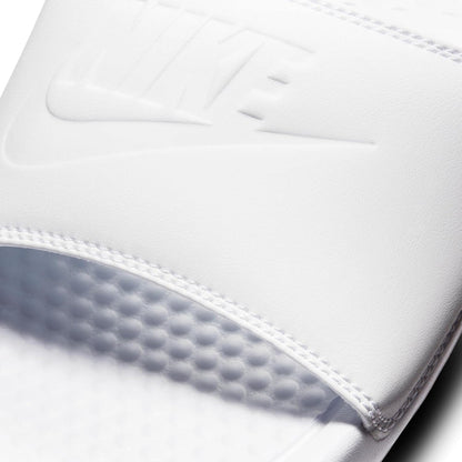 NIKE Benassi JDI Women's Slides 343881 (White/White/White 115) Size UK7.5 (EU42)