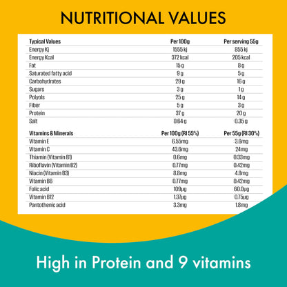FULFIL Vitamin and Protein Bars (15 x 55 g Bars)