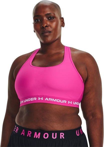 Under Armour Women's Crossback Mid Impact Sports Bra