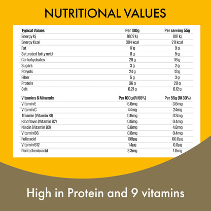 FULFIL Vitamin and Protein Bars (15 x 55 g Bars)
