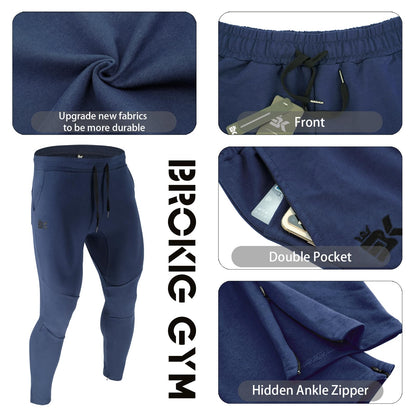 BROKIG Mens Gym Joggers Sweatpants