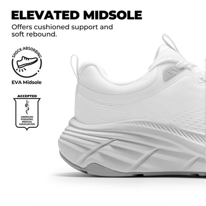 NORTIV 8 Women's Walking Shoes Cushion Comfortable ActiveBreeze Running Tennis Shoes Non-Slip Workout Gym Sports Athletic Breathable Fashion Sneakers