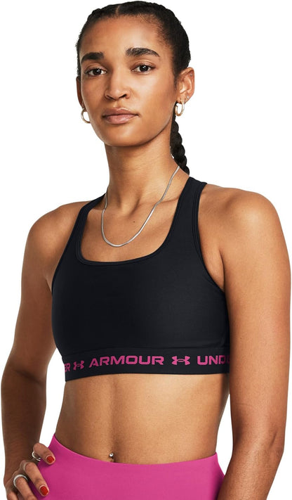 Under Armour Women's Crossback Mid Impact Sports Bra