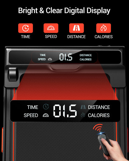 Walking Pad Treadmill with 15% Incline, 3 in 1 Under Desk Treadmill