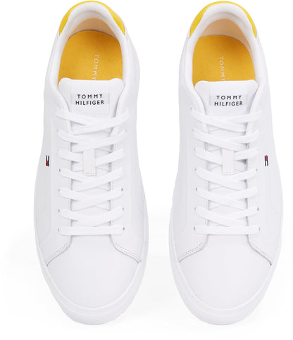 Tommy Hilfiger Men’s Icon Leather Court Trainers