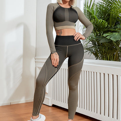 The Starlight Seamless Long-Sleeve Yoga Set