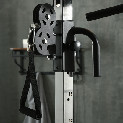 SPORTNOW Home Gym Machine, 15-Position Adjustable Training Workout Station